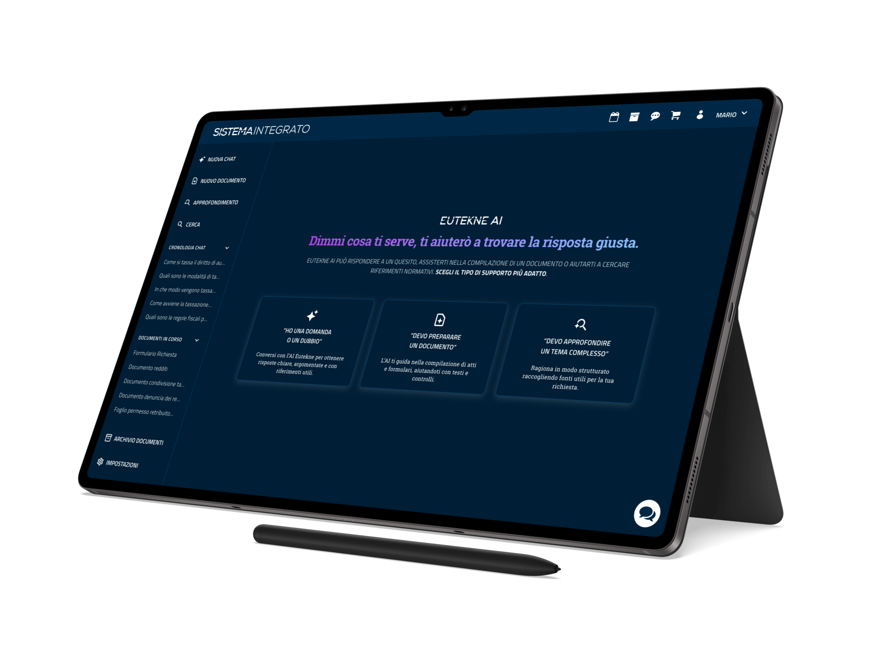 Nuova interfaccia conversazionale